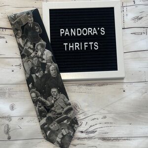 Ralph Marlin Necktie Three Stooges Preowned